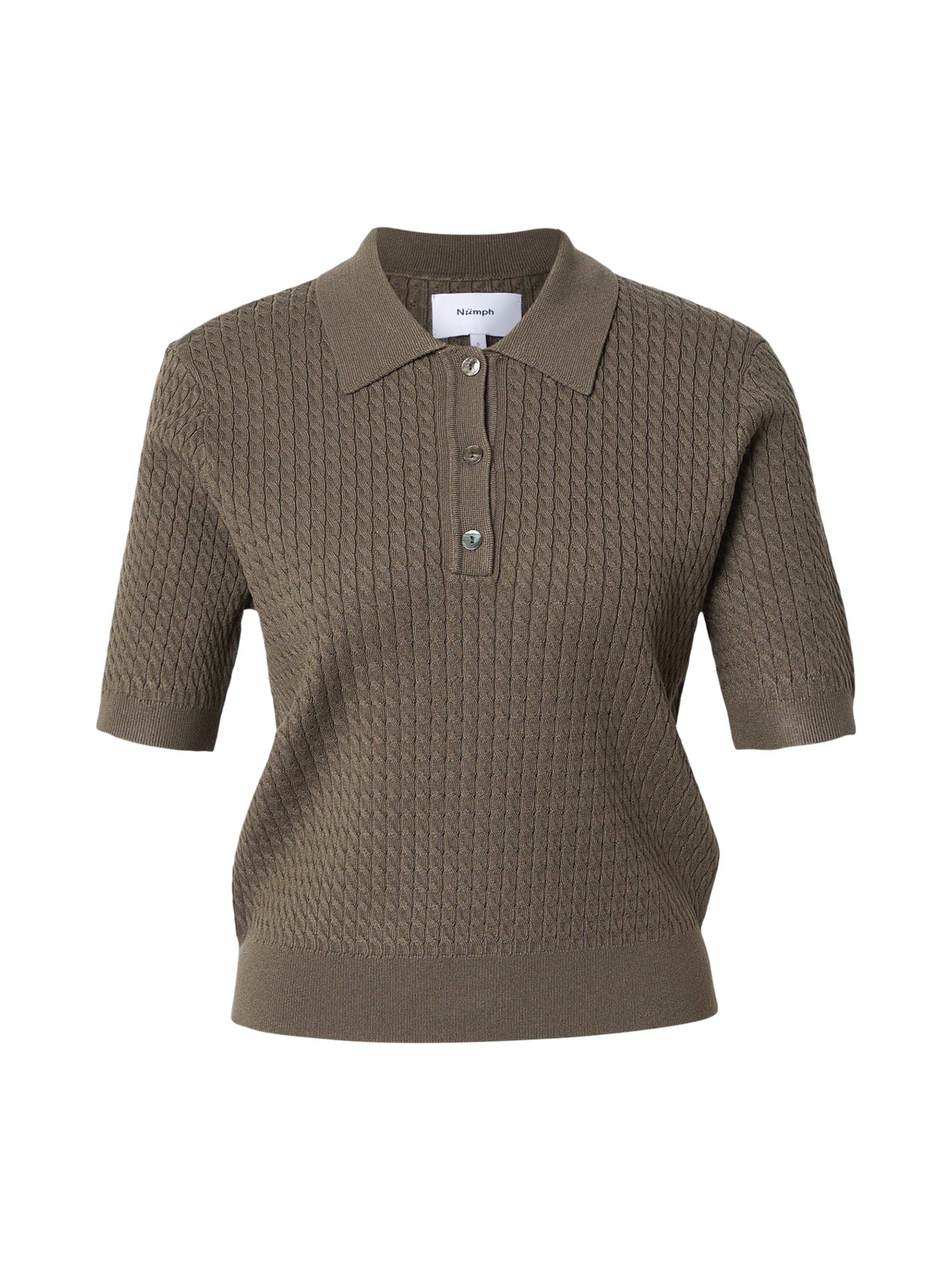 NÜMPH Πουλόβερ 'ALETTE' σε πράσινο: μπροστά