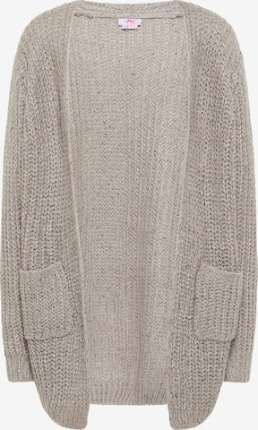 MYMO Knit Cardigan in Grey: front