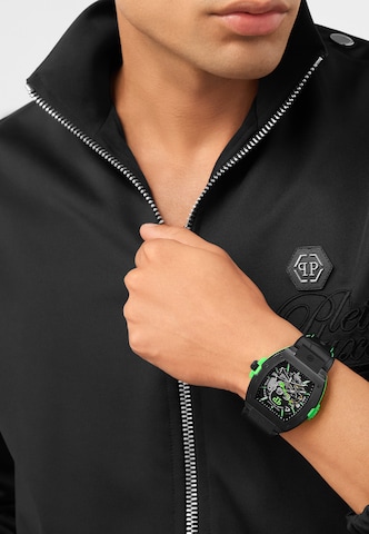 Montre à affichage analogique Philipp Plein Watches en vert : devant