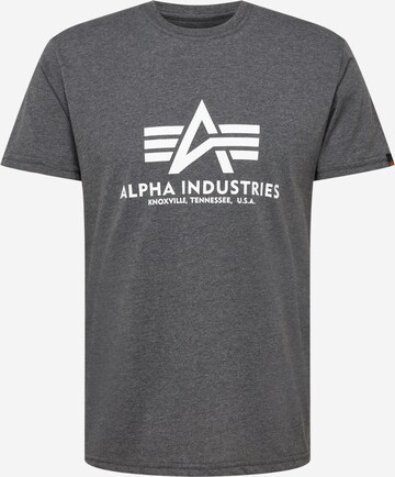 ALPHA INDUSTRIES Shirt in Grey: front