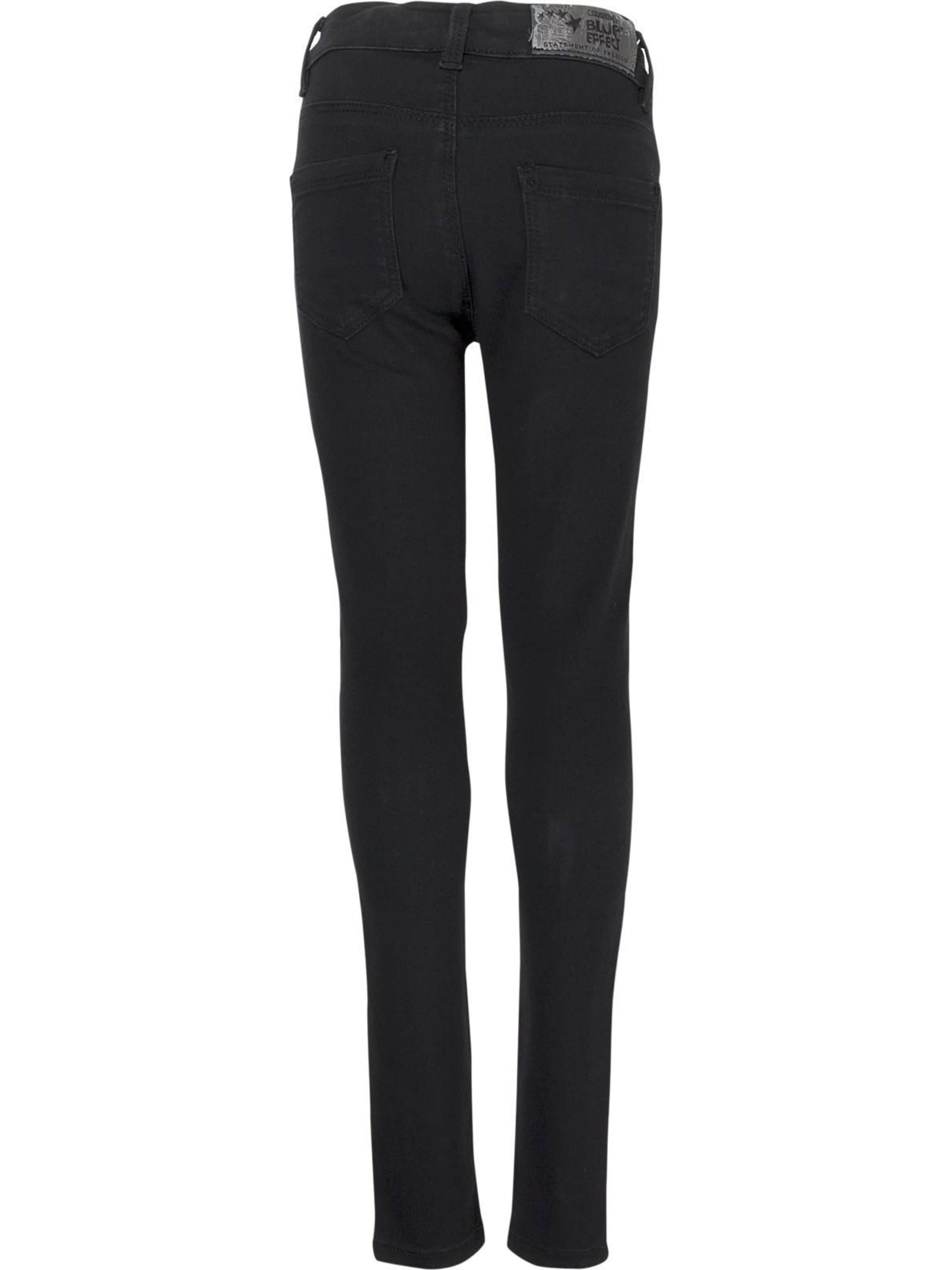 BLUE EFFECT Skinny Jeans 'Jeggings Bundweite normal' in Black