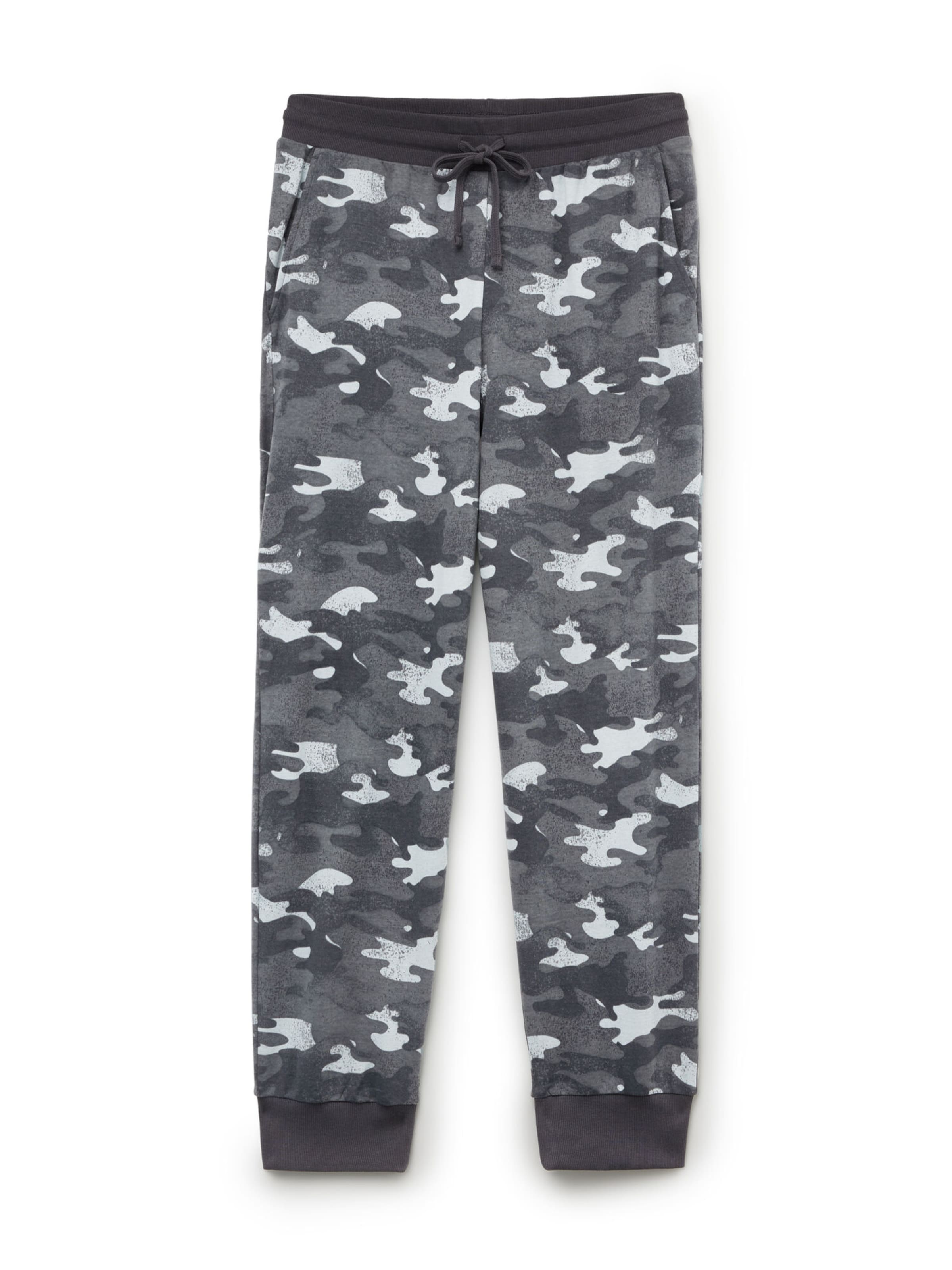 Tezenis Regular Pyjamahose in Grau: Vorderseite