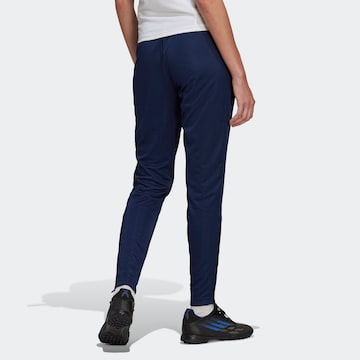 ADIDAS SPORTSWEAR Slim fit Workout Pants 'Entrada 22 Training Bottoms' in Blue