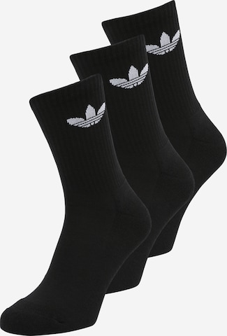 ADIDAS ORIGINALS Socken 'Cushioned Trefoil ' in Schwarz: predná strana