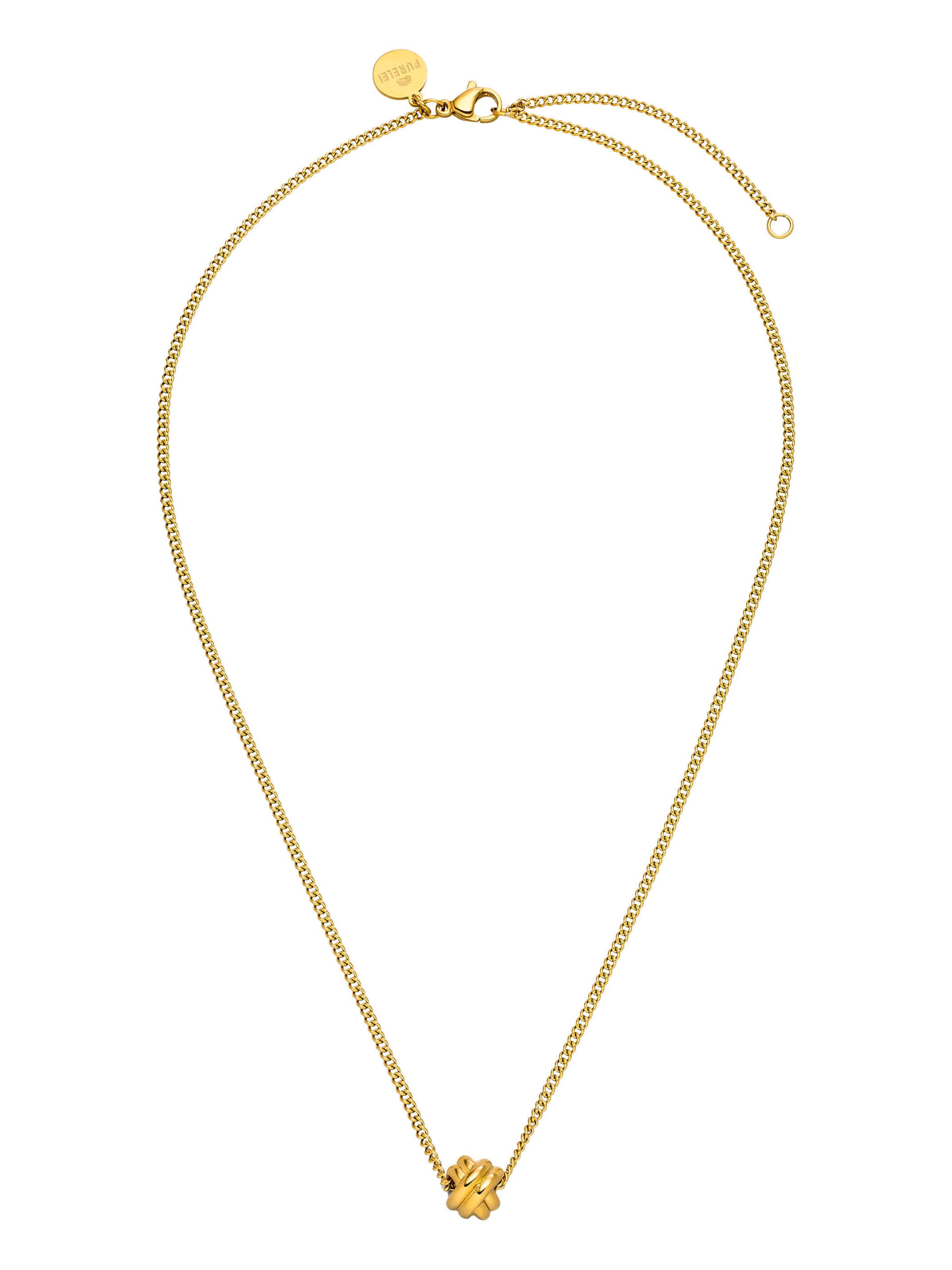 PURELEI Kette 'Knot' in Gold: Vorderseite