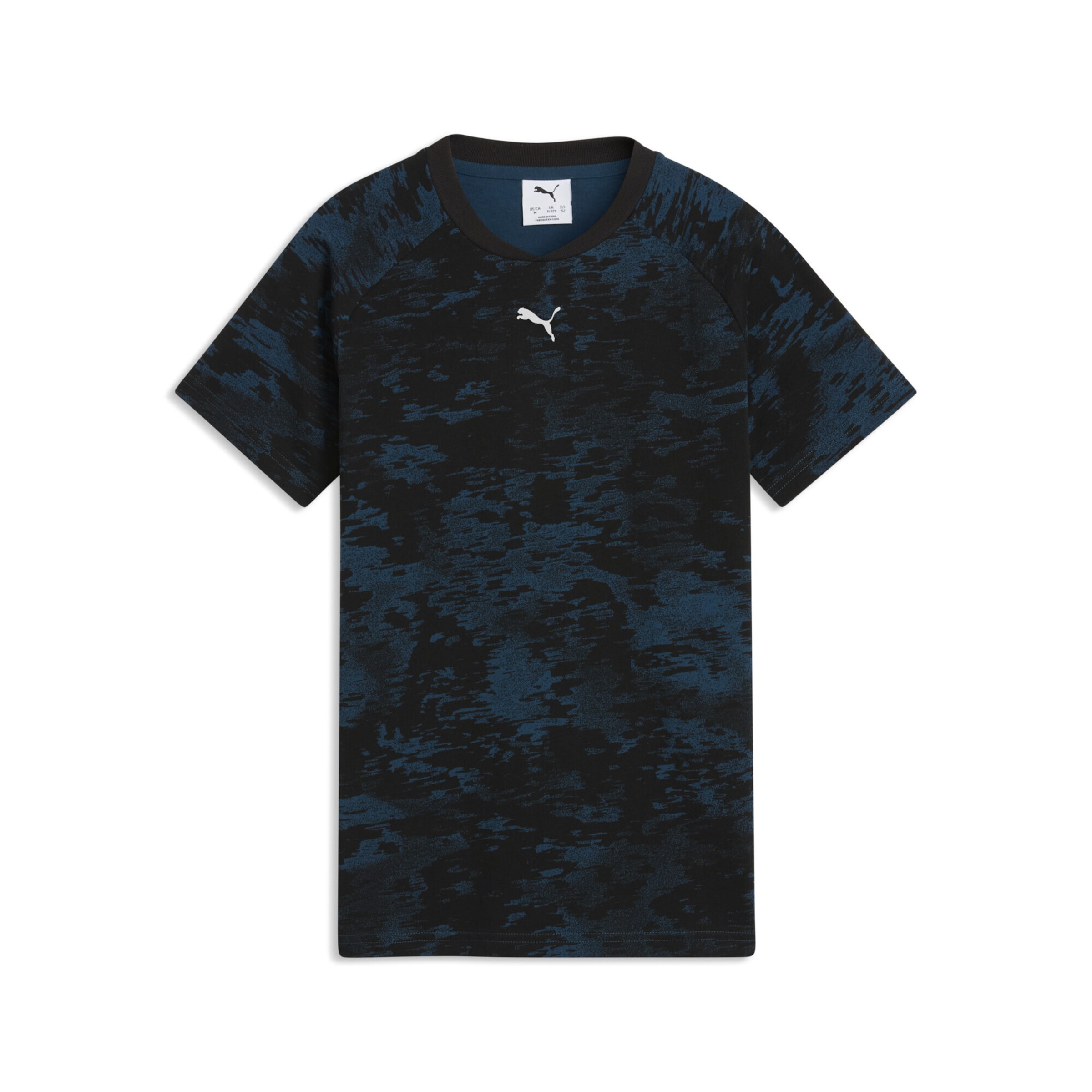 T-Shirt fonctionnel PUMA en bleu : devant