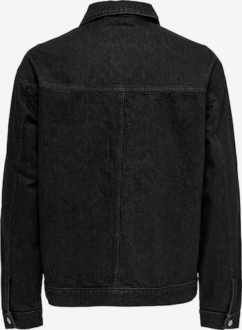 Only & Sons Between-Season Jacket 'Rick' in Black