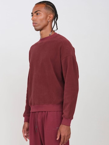 Felpa 'Pile Girocollo' di OWN Off With Nature in rosso