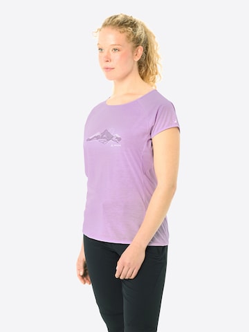 VAUDE Performance shirt 'W Tekoa T-Shirt II' in Purple