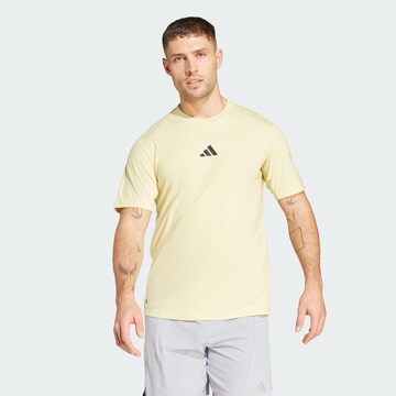 ADIDAS PERFORMANCE Performance Shirt 'Power' in Yellow: front