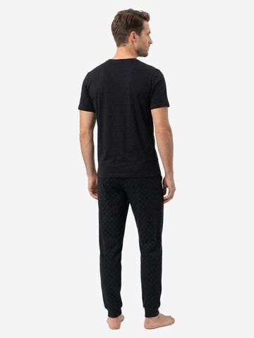 JOOP! Pyjama kurz 'Comfort'‌‌‌‌‌ in Schwarz
