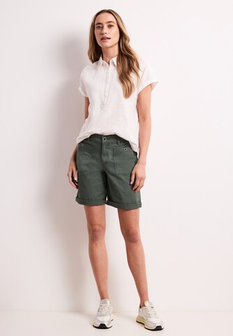 STREET ONE Regular Pants in Green