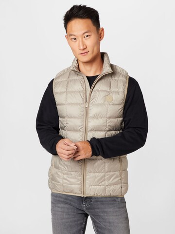 Gilet JACK & JONES en beige : devant