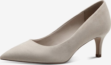 TAMARIS - Zapatos con plataforma en beige: frente