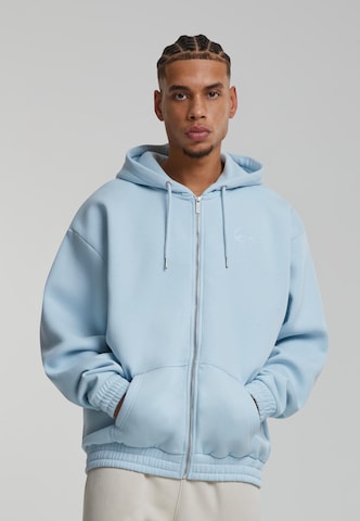 Karl Kani Sweat jacket in Blue: front