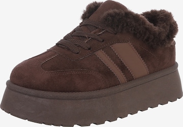 Ital-Design Sneaker in Braun: Vorderseite