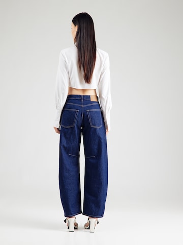 TOPSHOP Wide Leg Jeans 'BENTE' i blå