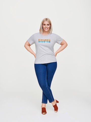 Rock Your Curves by Angelina K. Skinny Jeans i blå