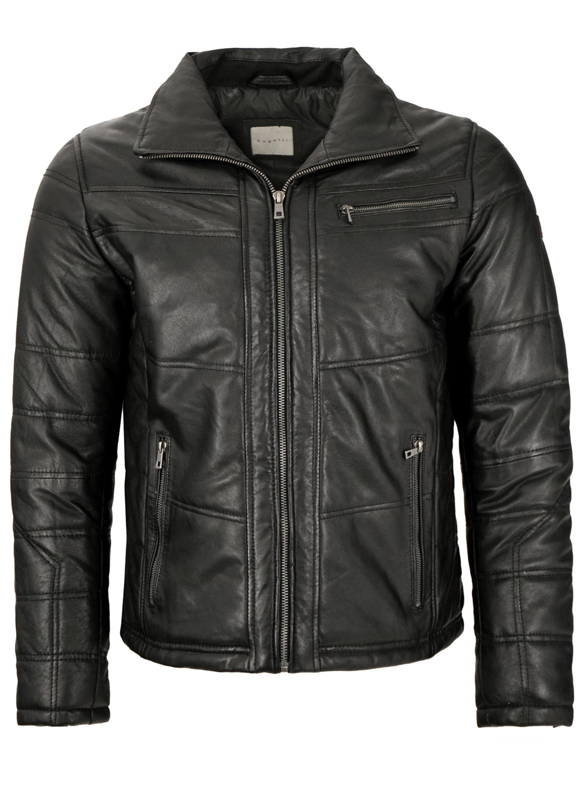 bugatti Between-season jacket '103' in Black: front