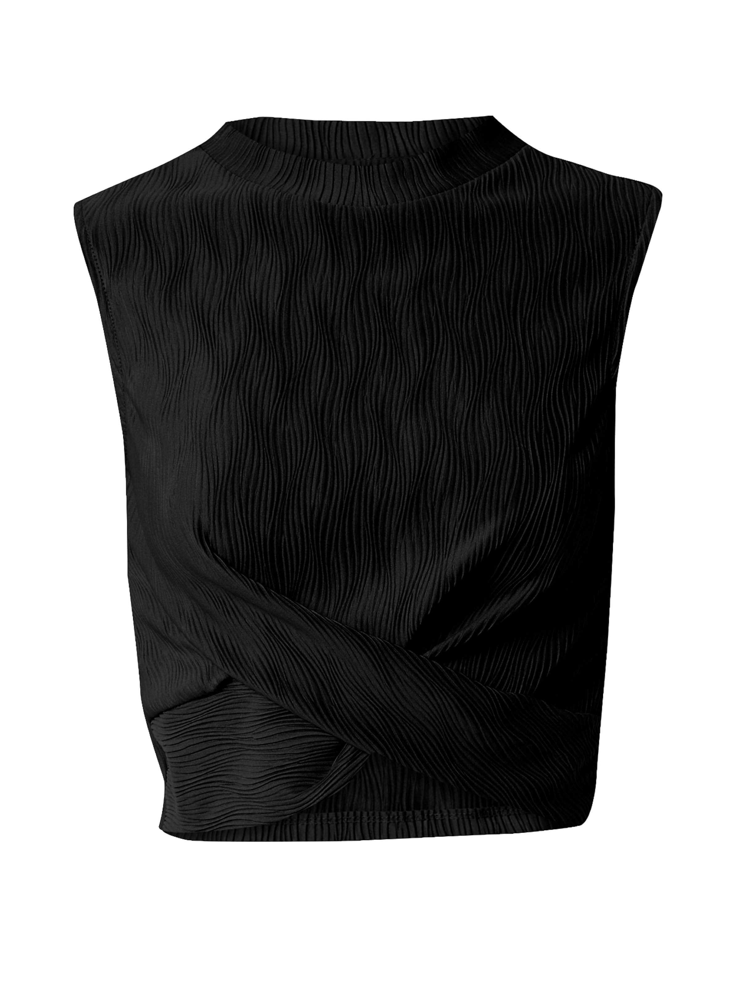 ABOUT YOU Top 'Malena' in Black: front