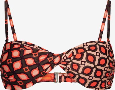 Superdry Hauts de bikini en beige / orange / rouge foncé, Vue avec produit