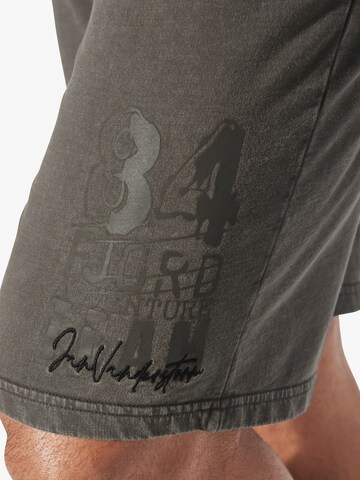 Jan Vanderstorm Loosefit Sportbroek ' Tjape ' in Bruin