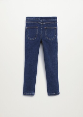 MANGO KIDS Slimfit Jeans i blå