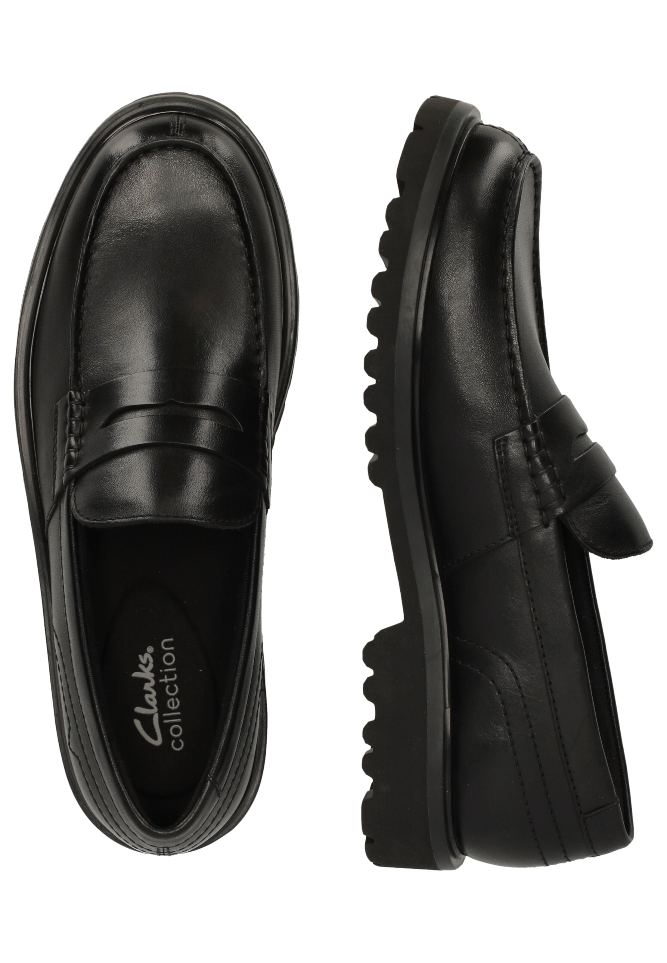 CLARKS Slipper 'Berwick Low' in Schwarz