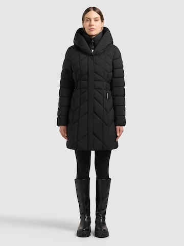 Cappotto invernale 'Purch' di khujo in nero: frontale