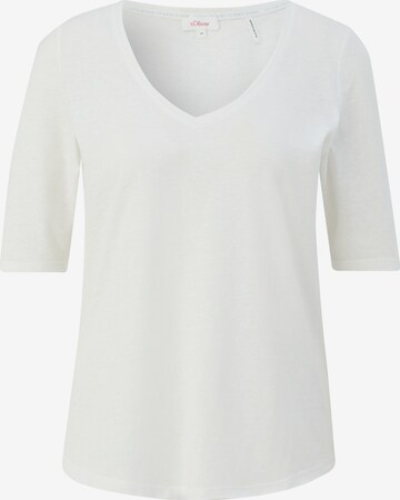 T-shirt s.Oliver en beige : devant