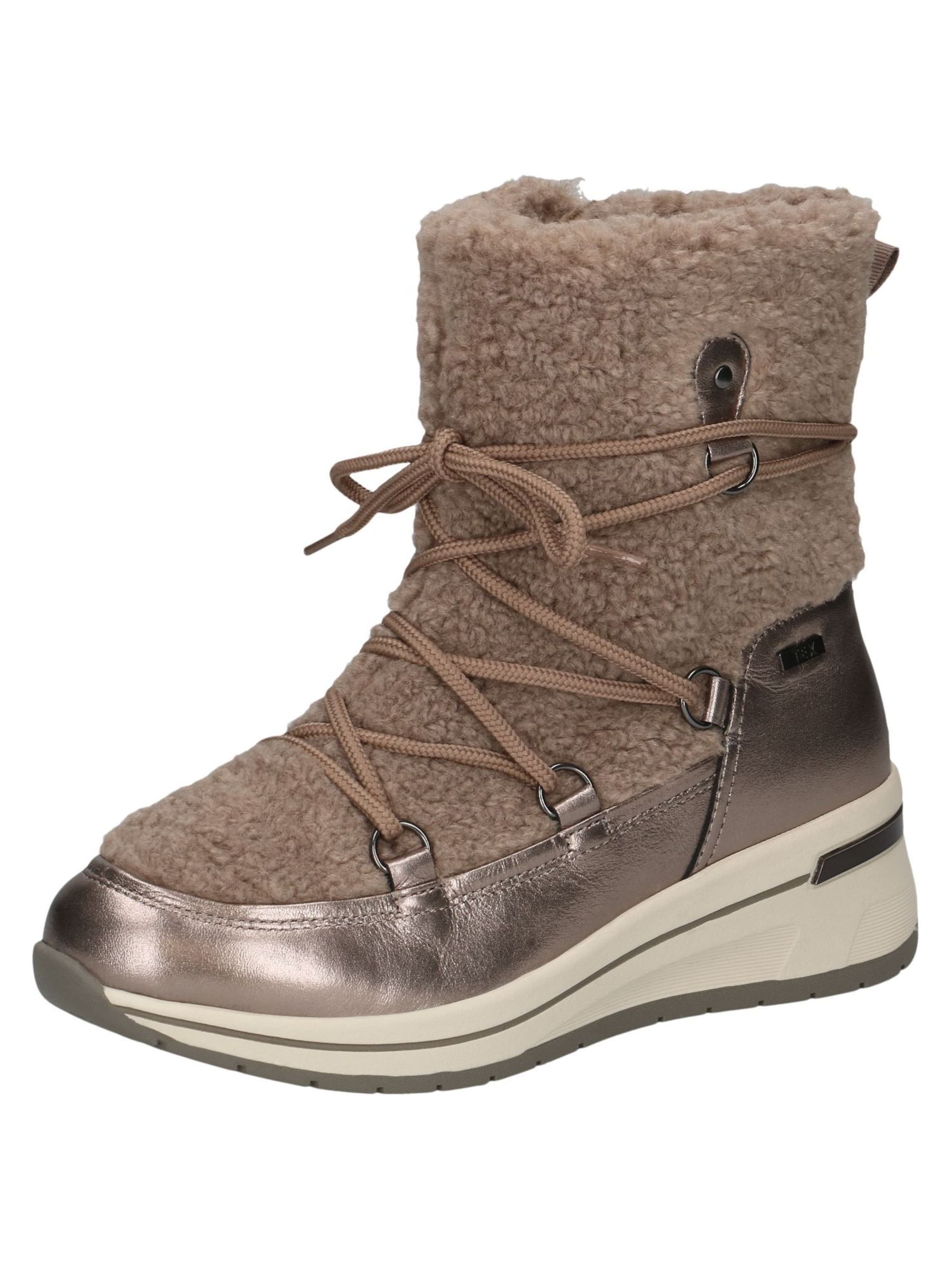 CAPRICE Snow Boots in Brown: front