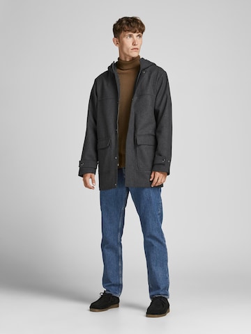 Manteau mi-saison 'Felix' JACK & JONES en gris