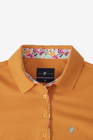 DENIM CULTURE Μπλουζάκι 'Devana' σε πορτοκαλί