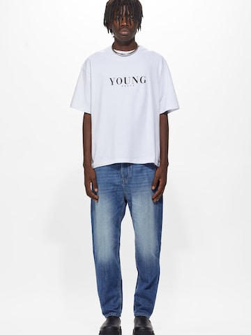 Young Poets Loosefit Jeans 'TONI' in Blauw