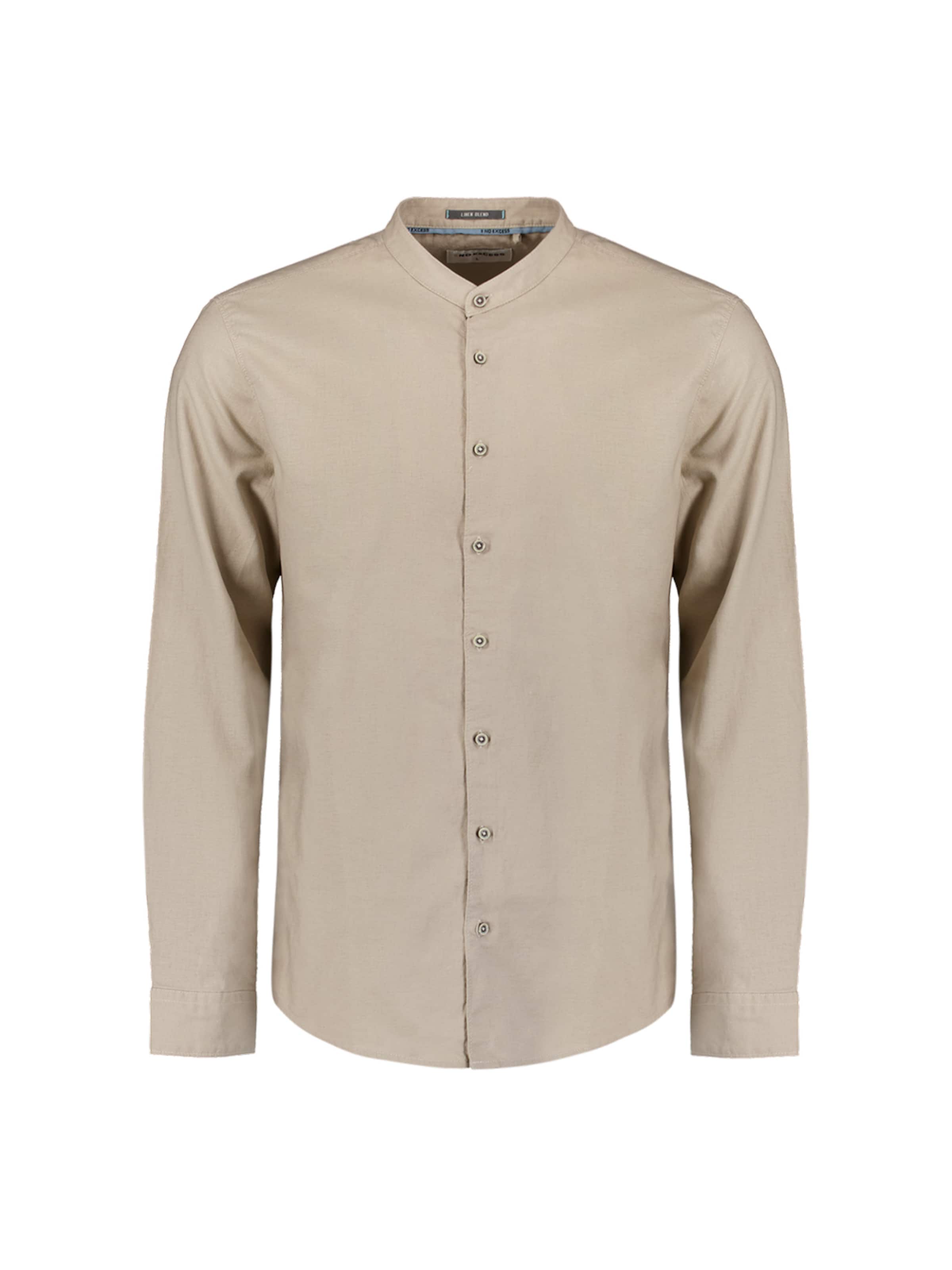 No Excess Hemd in Beige: Vorderseite