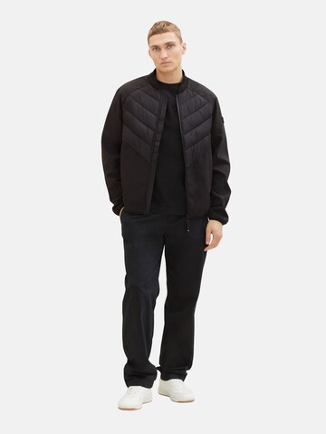 TOM TAILOR DENIM Jacke in Schwarz