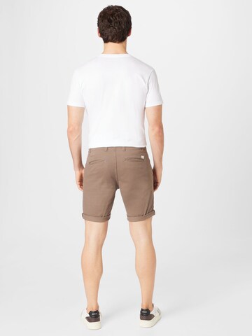 ruda JACK & JONES Standartinis „Chino“ stiliaus kelnės 'DAVE'