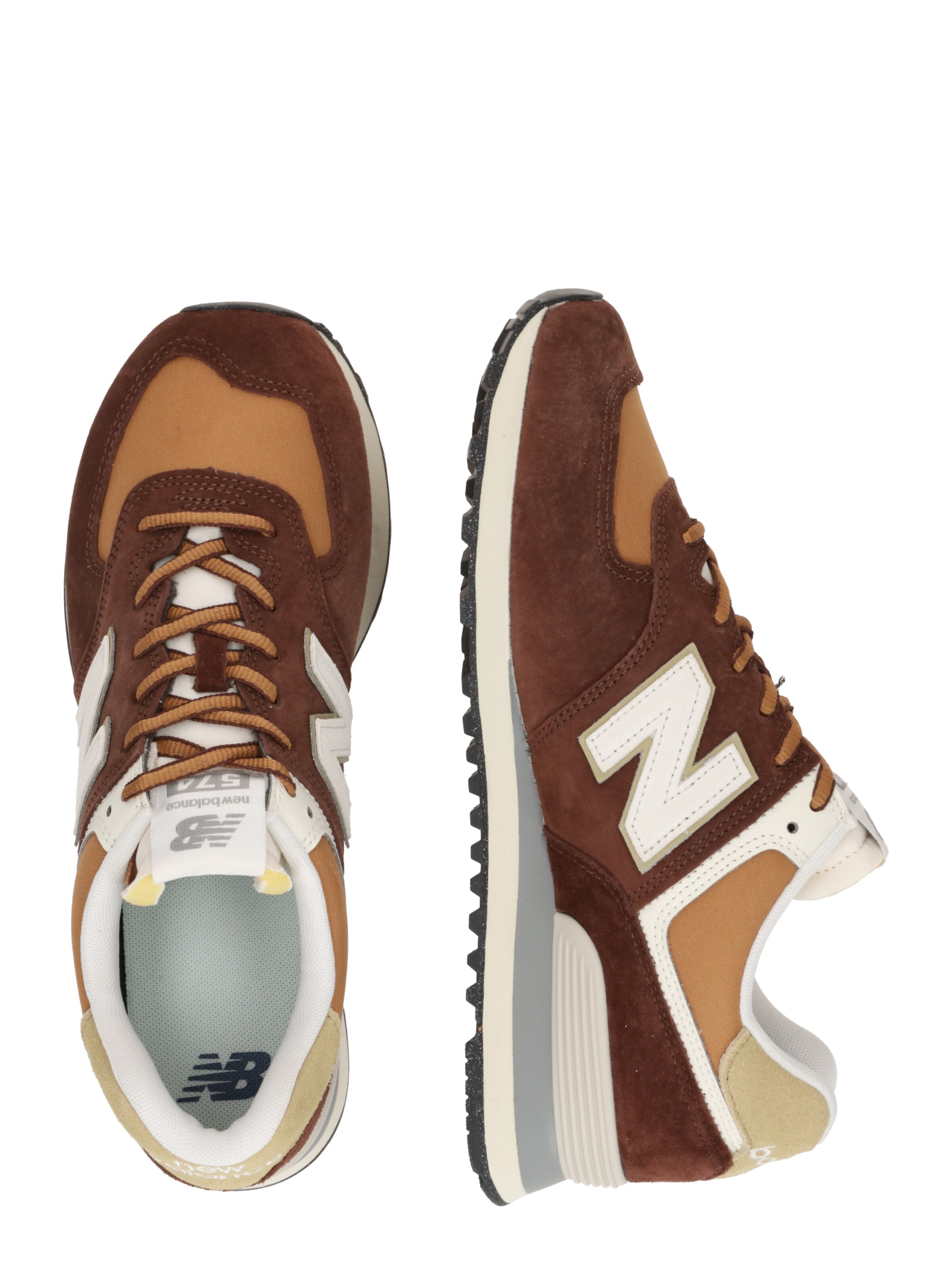 new balance Низкие кроссовки '574' в Коричневый