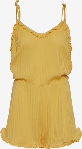 Tuta jumpsuit 'Breeze' di Pieces Maternity in giallo: frontale