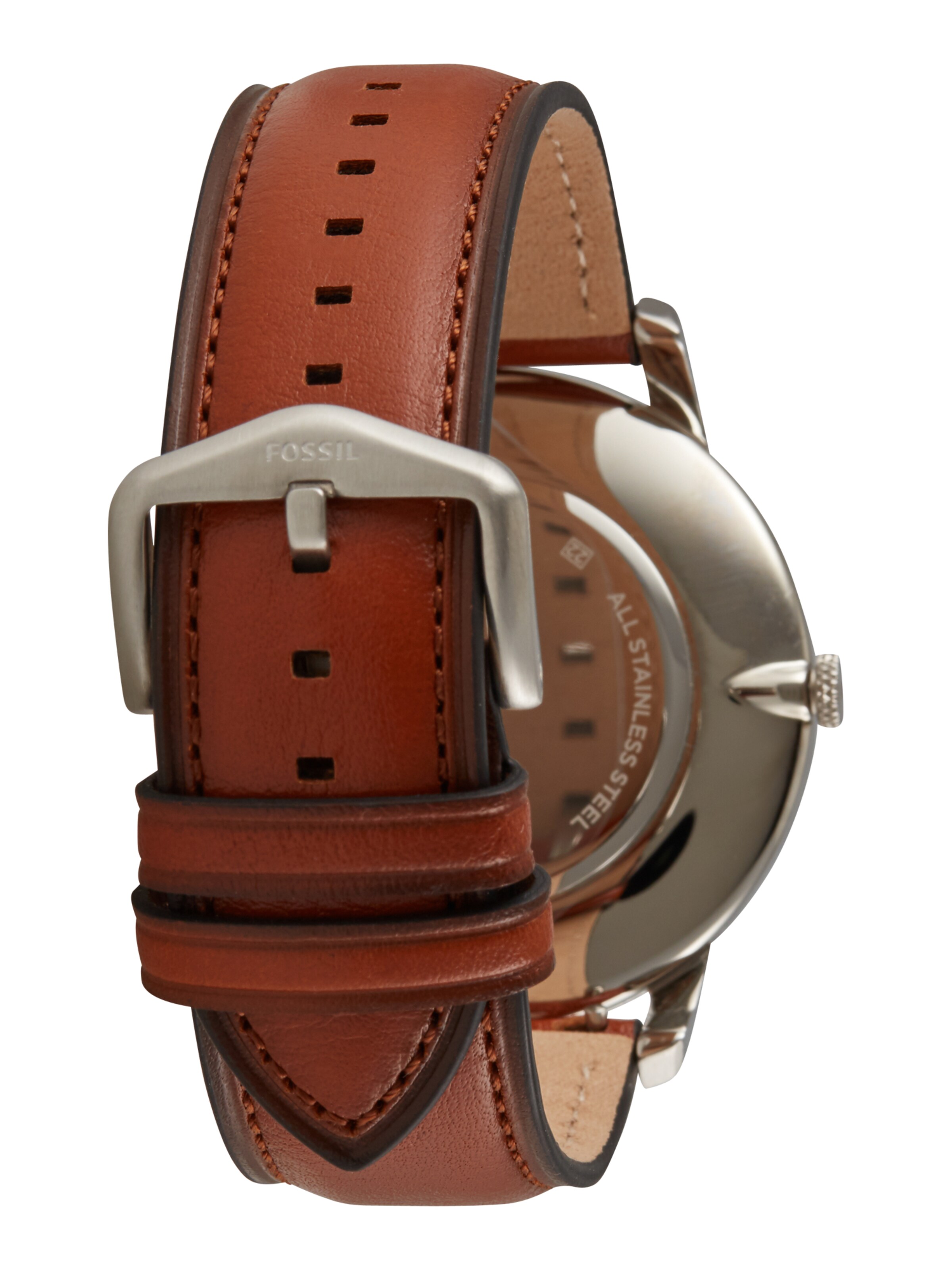 FOSSIL Uhr 'The Minimalist 3H' in Braun