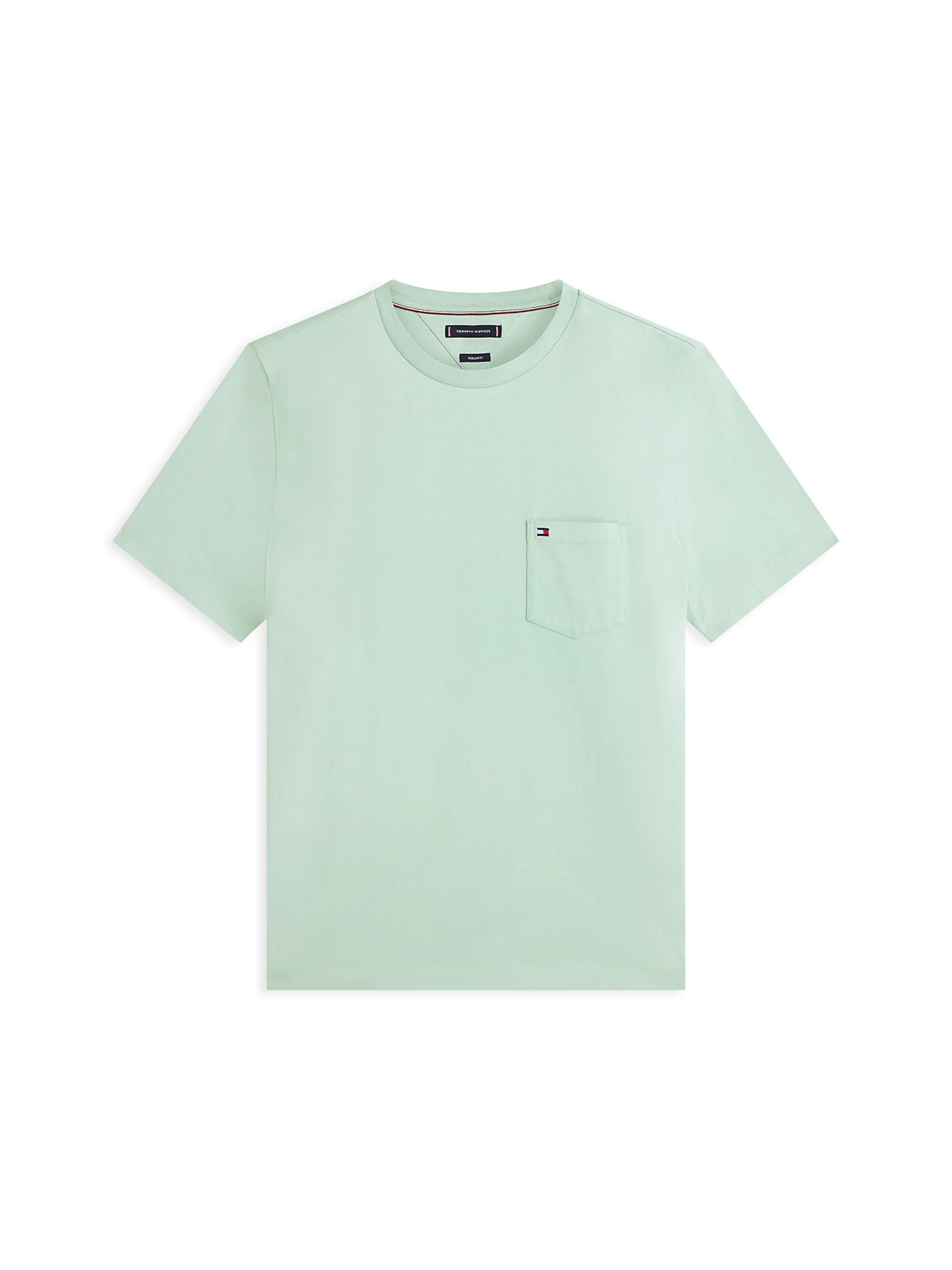 T-Shirt TOMMY HILFIGER en vert : devant