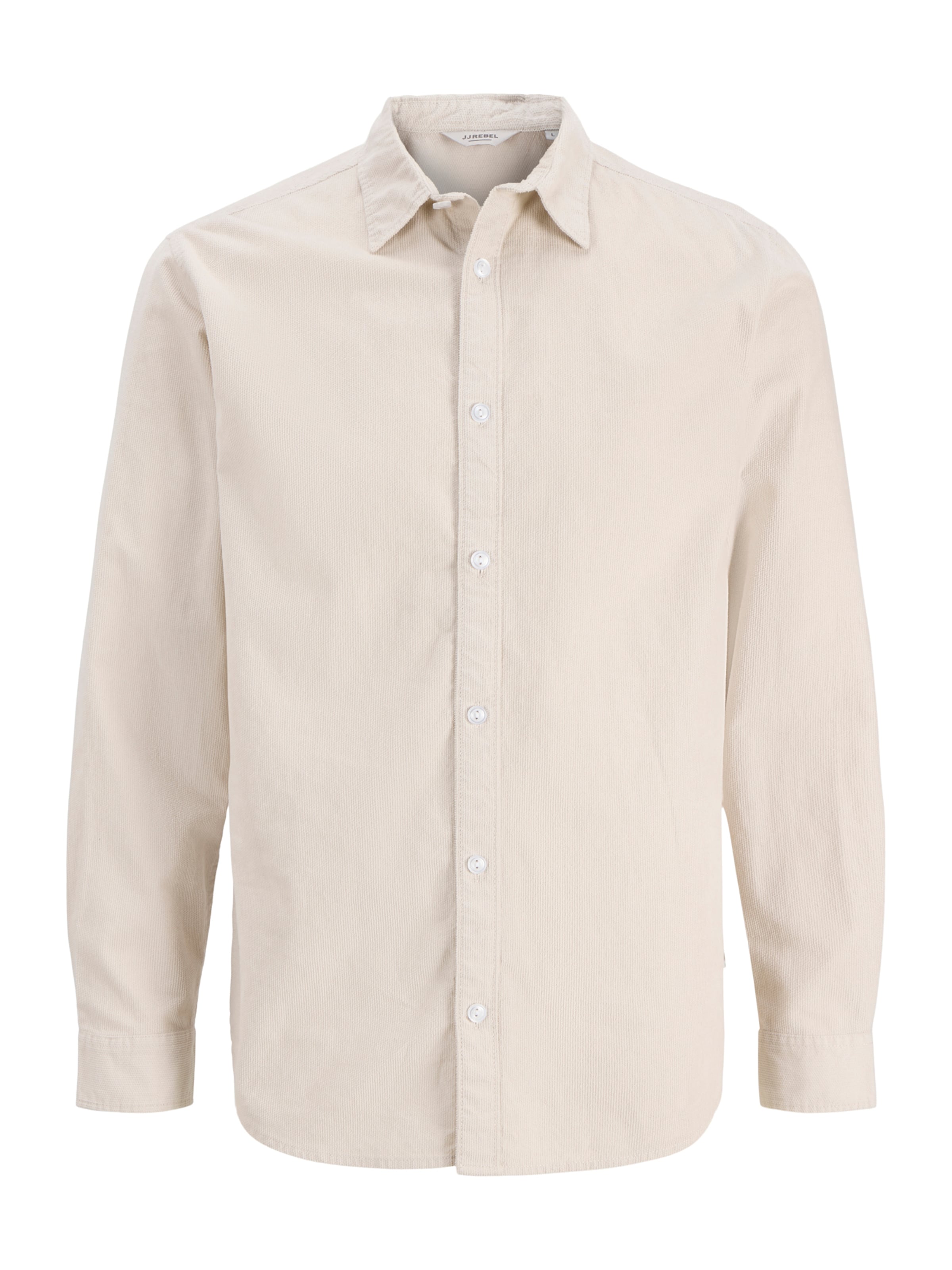 JJ Rebel Regular fit Skjorta 'JREBMICAH' i beige: framsida