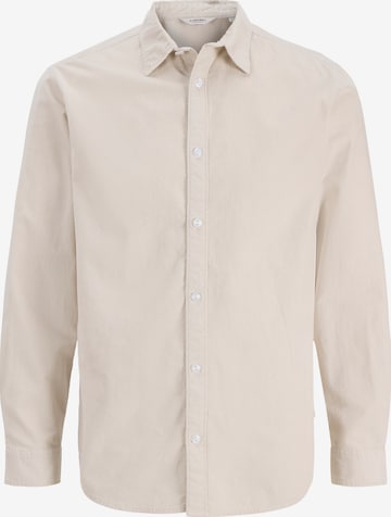 JJ Rebel Skjorta 'JREBMICAH' i beige: framsida