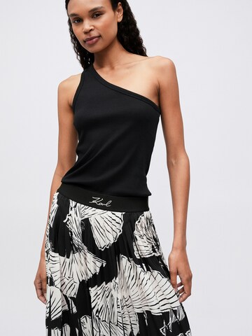 Karl Lagerfeld Φούστα σε μαύρο