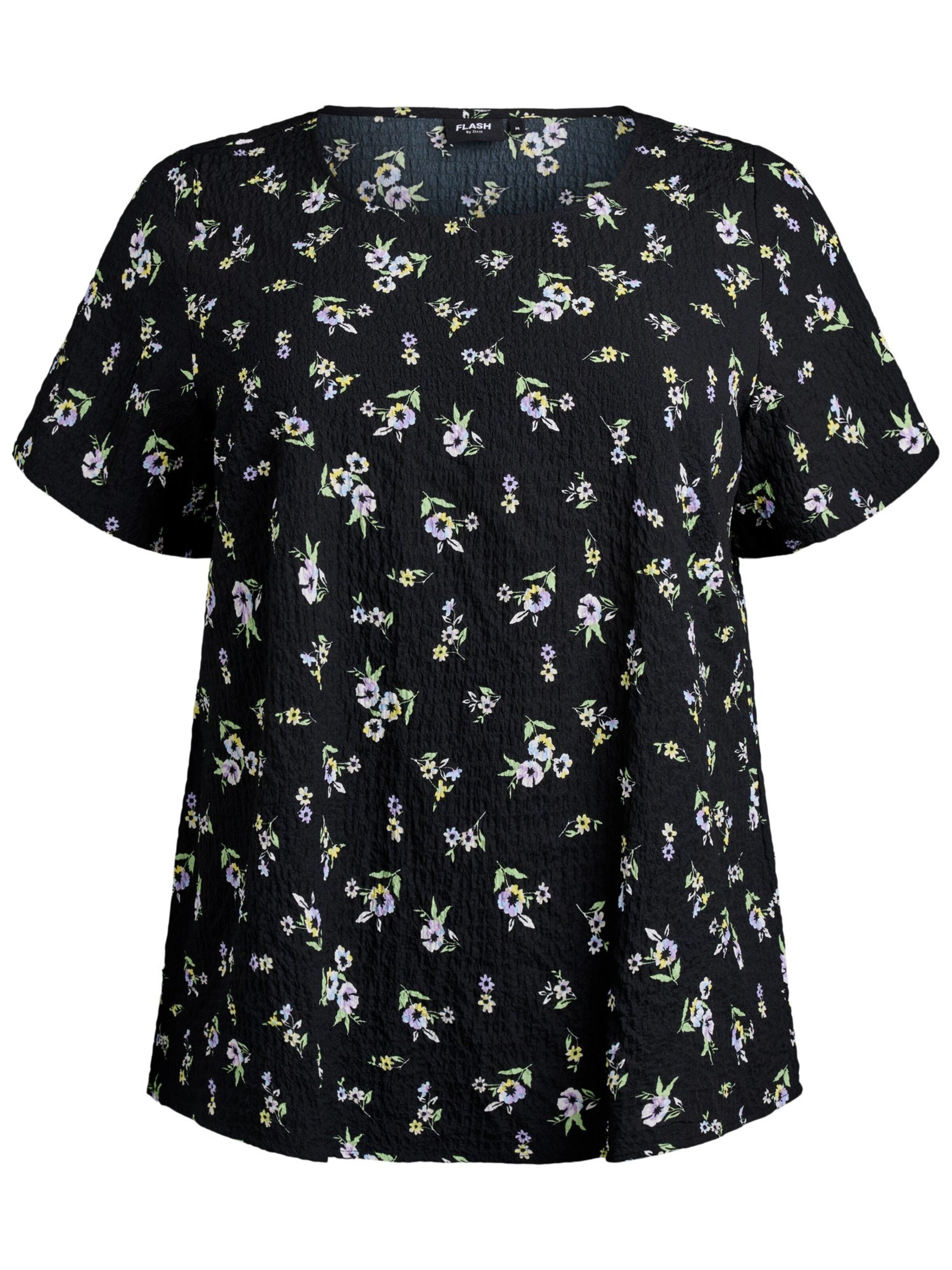 Flash by Zizzi Tričko 'Fltracy' - Čierna: predná strana