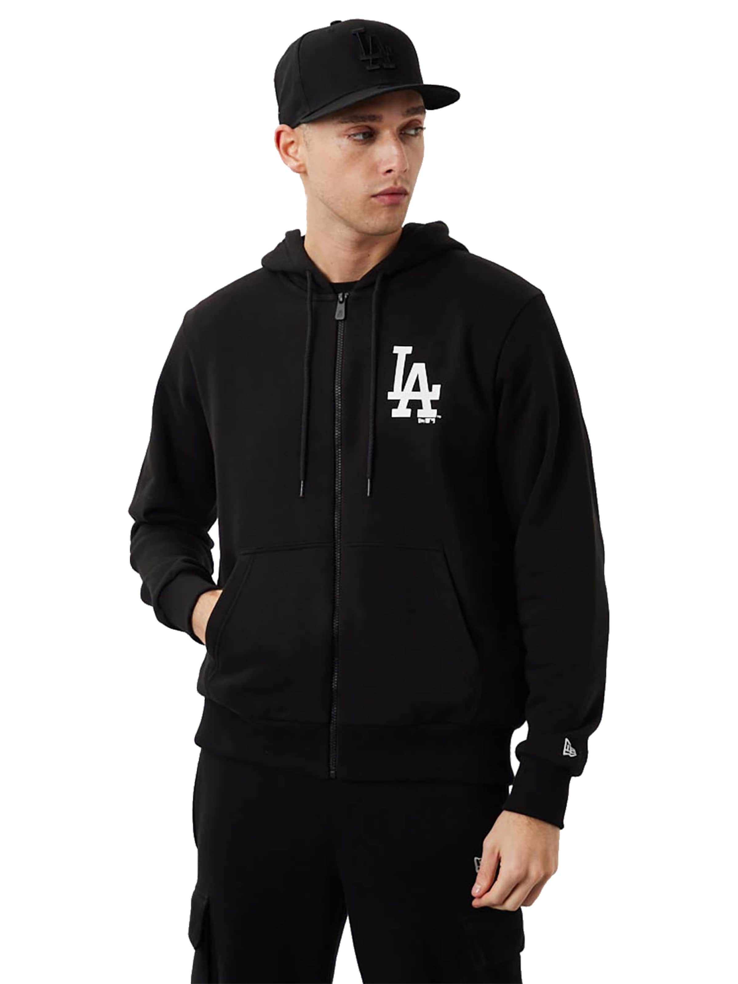 NEW ERA Sweatshirt 'MLB League Los Angeles Dodgers Essential' in Black: front