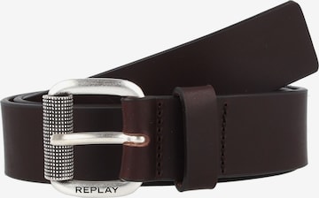 REPLAY Belt in Brown: front