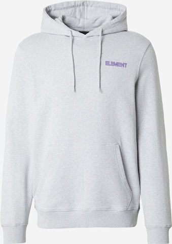 ELEMENTSweater majica 'SWAMPS' - siva boja: prednji dio