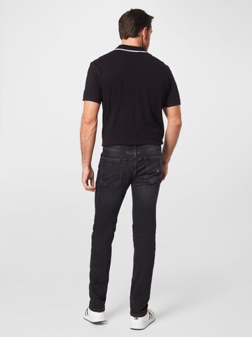 Coupe slim Jean 'Scanton' Tommy Jeans en noir