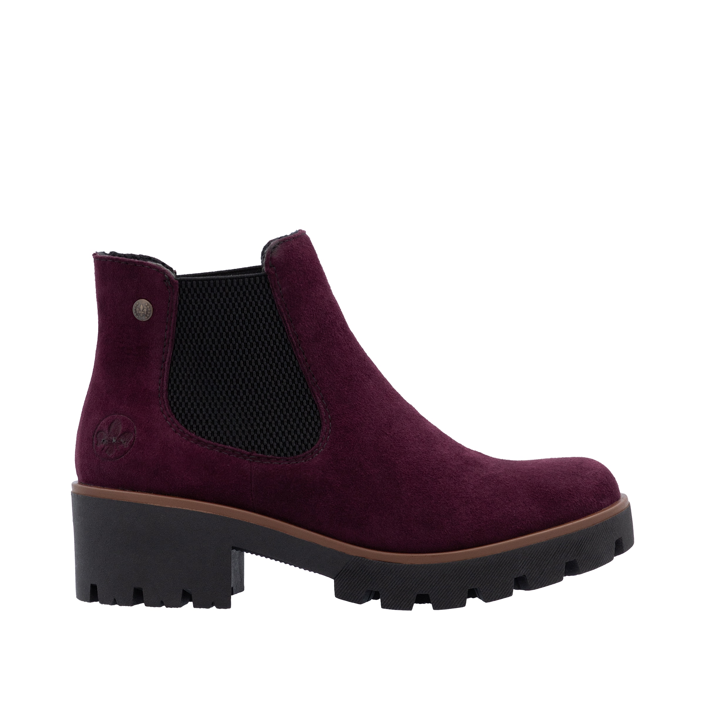 Chelsea Boots Rieker en rouge